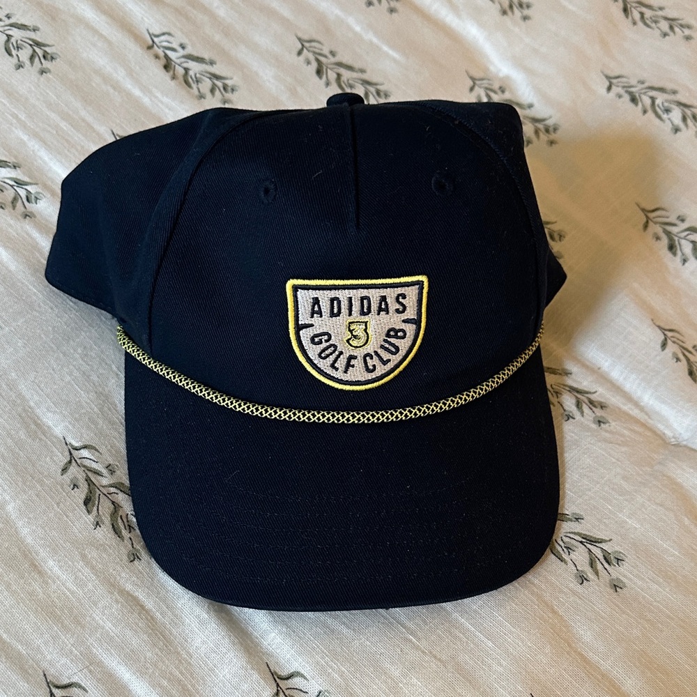 ADIDAS - Youth Navy & Gold Golf Cap